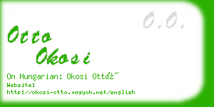 otto okosi business card